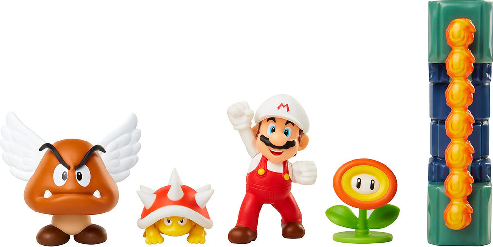 Nintendo Super Mario lava castle Spiny figure ready for dynamic action scenes.