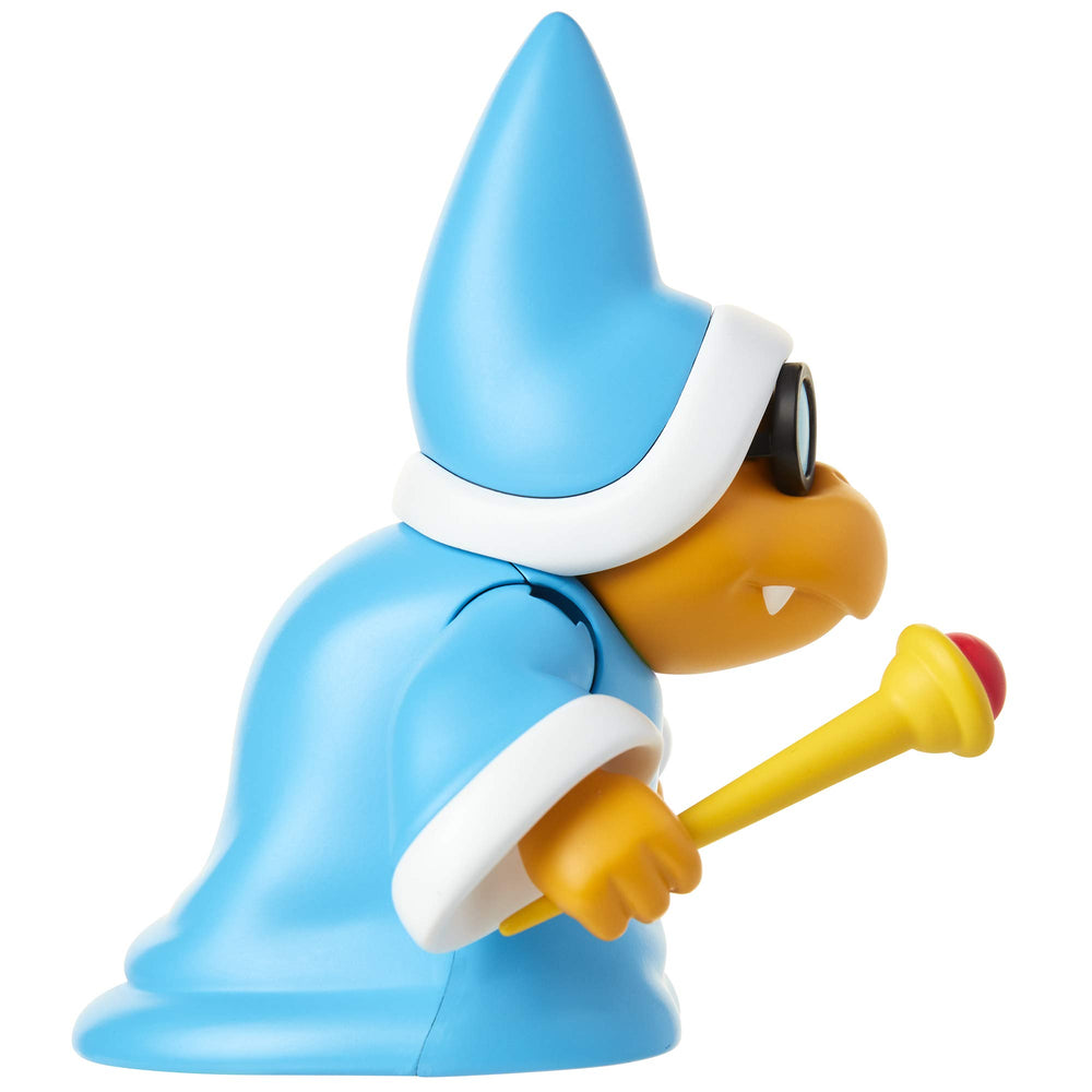 Nintendo Super Mario Magikoopa articulation points showcased in poseable figure.