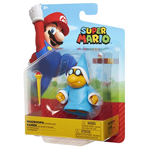 Nintendo Super Mario Magikoopa collectible figure ideal for shelves and displays.