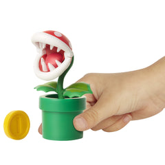 Nintendo Super Mario Piranha Plant on-shelf styling fits display shelves and setups