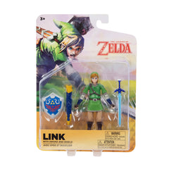 Nintendo Zelda Skyward Sword figure pose with sword and shield for display