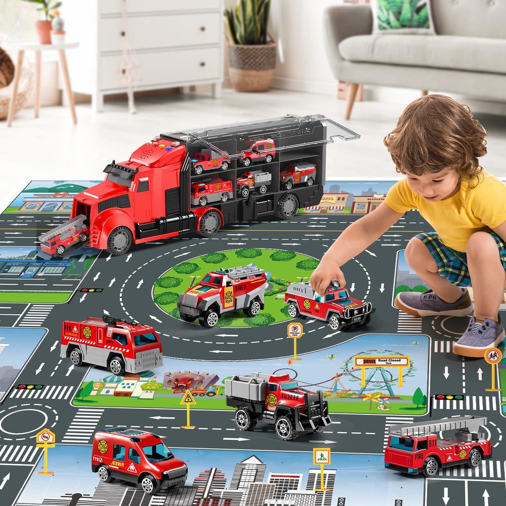 NIPLOOOW durable alloy metal and ABS plastic truck set