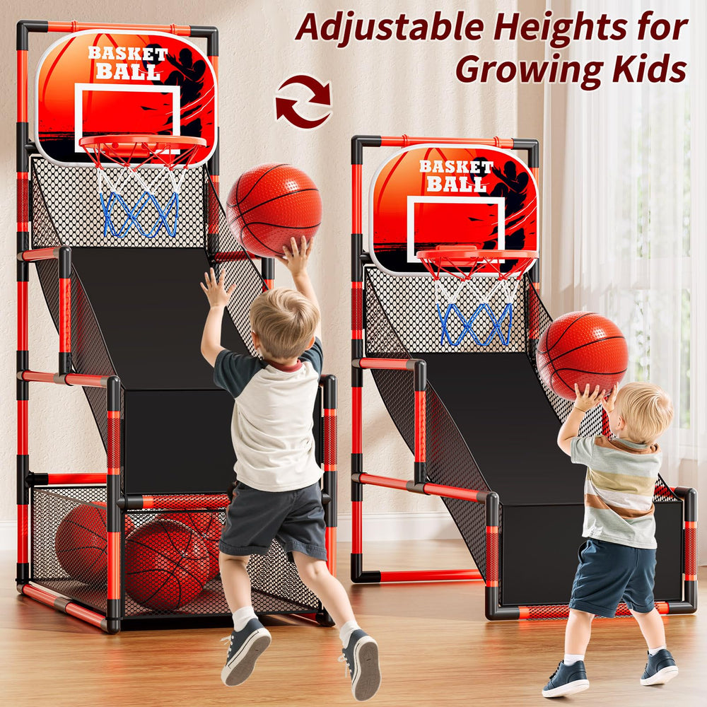 NIPLOOOW arcade basketball designed for indoor and outdoor family fun.