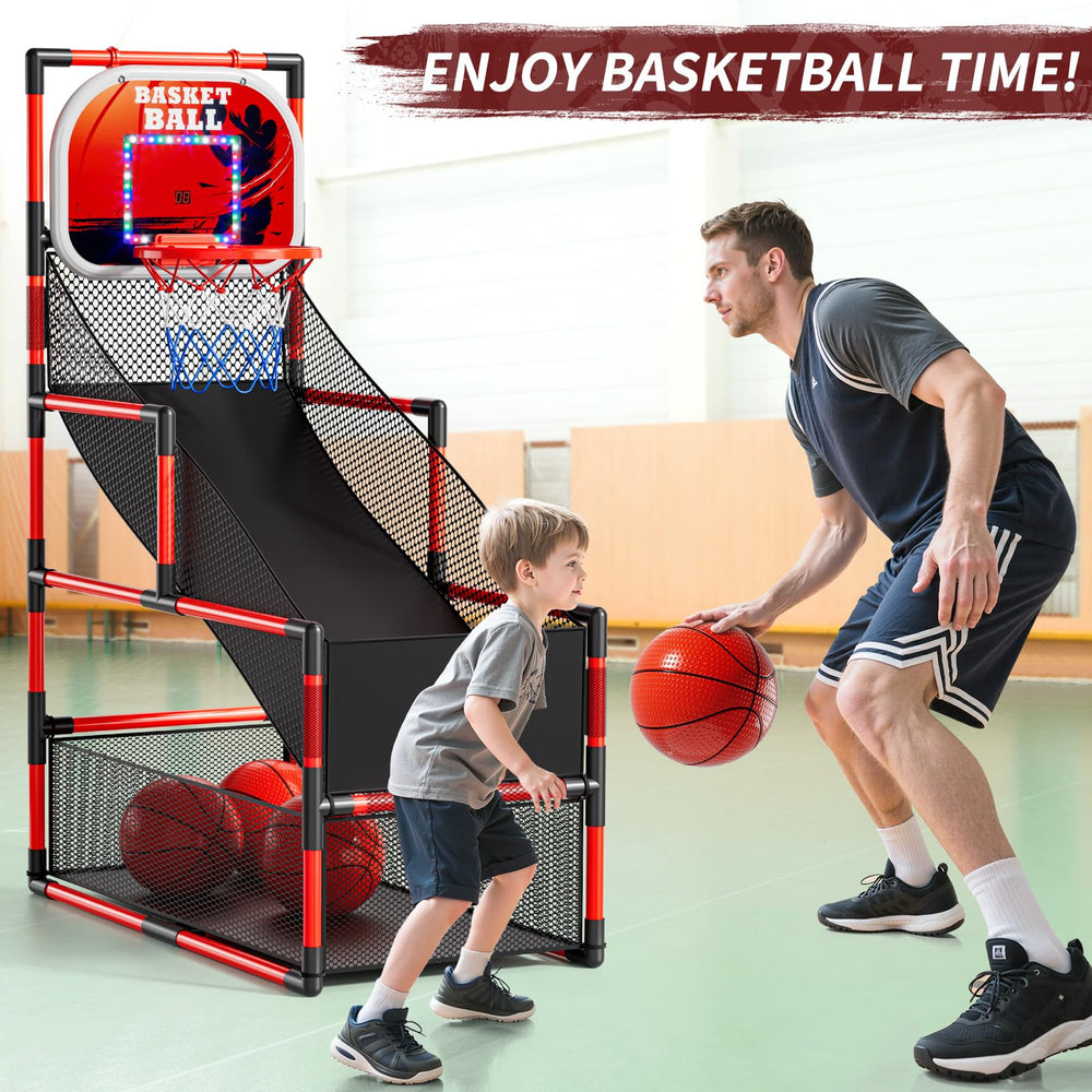 NIPLOOOW arcade LED scoreboard highlights scores quickly during fast-paced play.
