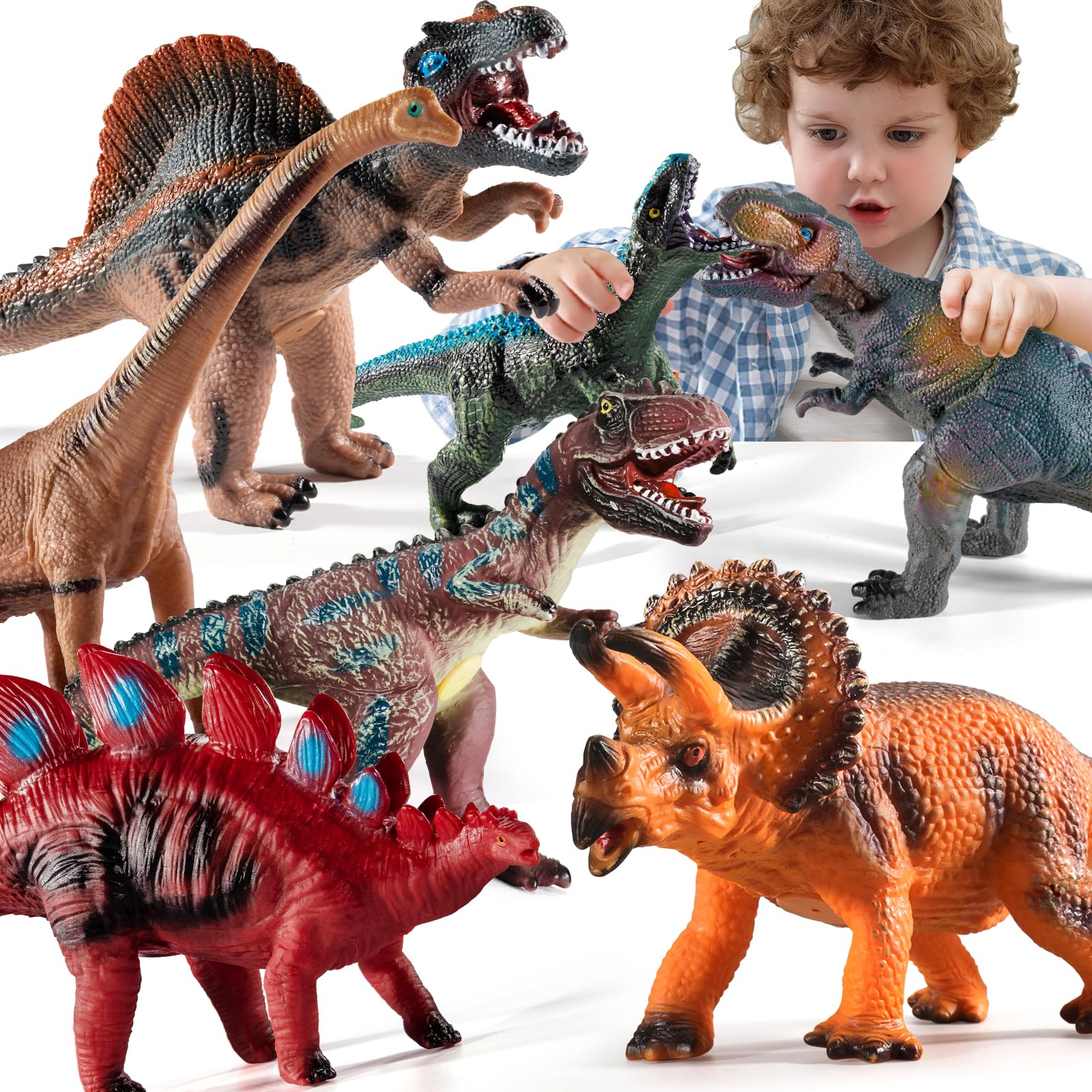 NIPLOOOW Tyrannosaurus Rex figure for imaginative play and display
