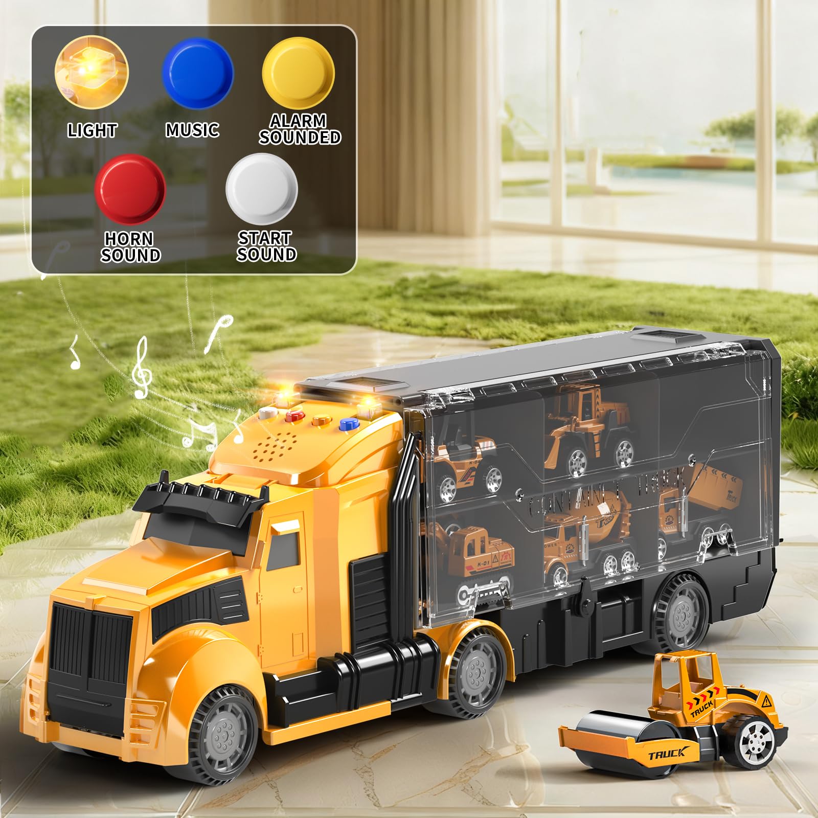 NIPLOOOW cement truck toy adds hands-on building fun
