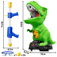 NIPLOOOW Dinosaur launcher action captures kids' attention with dynamic rolling target