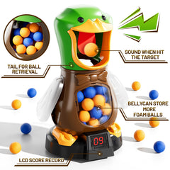 48 EVA foam bullets provide safe, soft targets for kids.