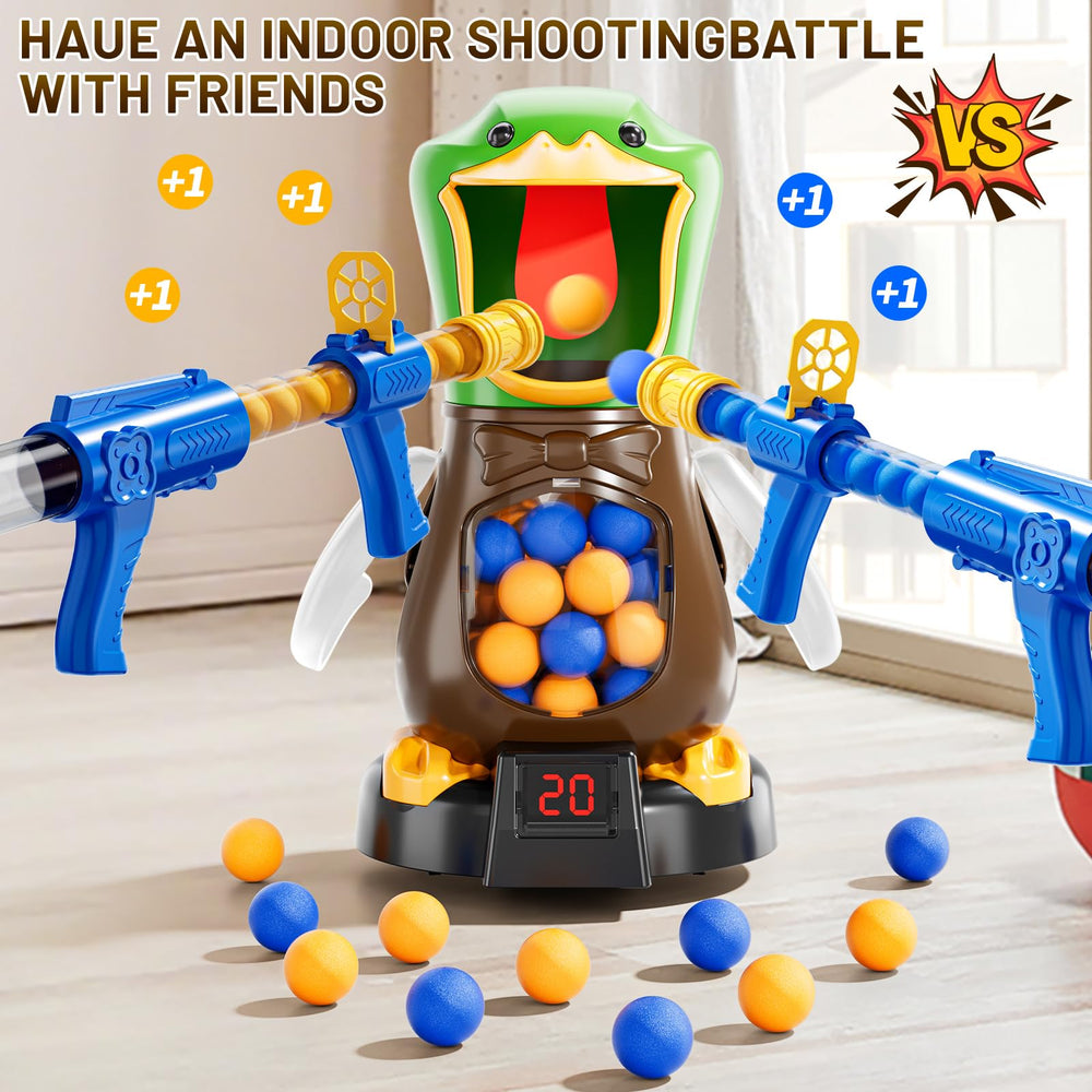 LCD score display tracks points during friendly family games.