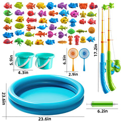 NIPLOOOW magnetic fishing rods enable safe, engaging learning in water or on floors.