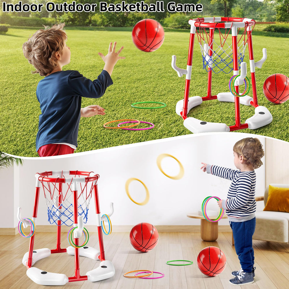 NIPLOOW pool-basketball-balls-pump enables quick family play.