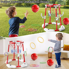 NIPLOOW pool-basketball-balls-pump enables quick family play.