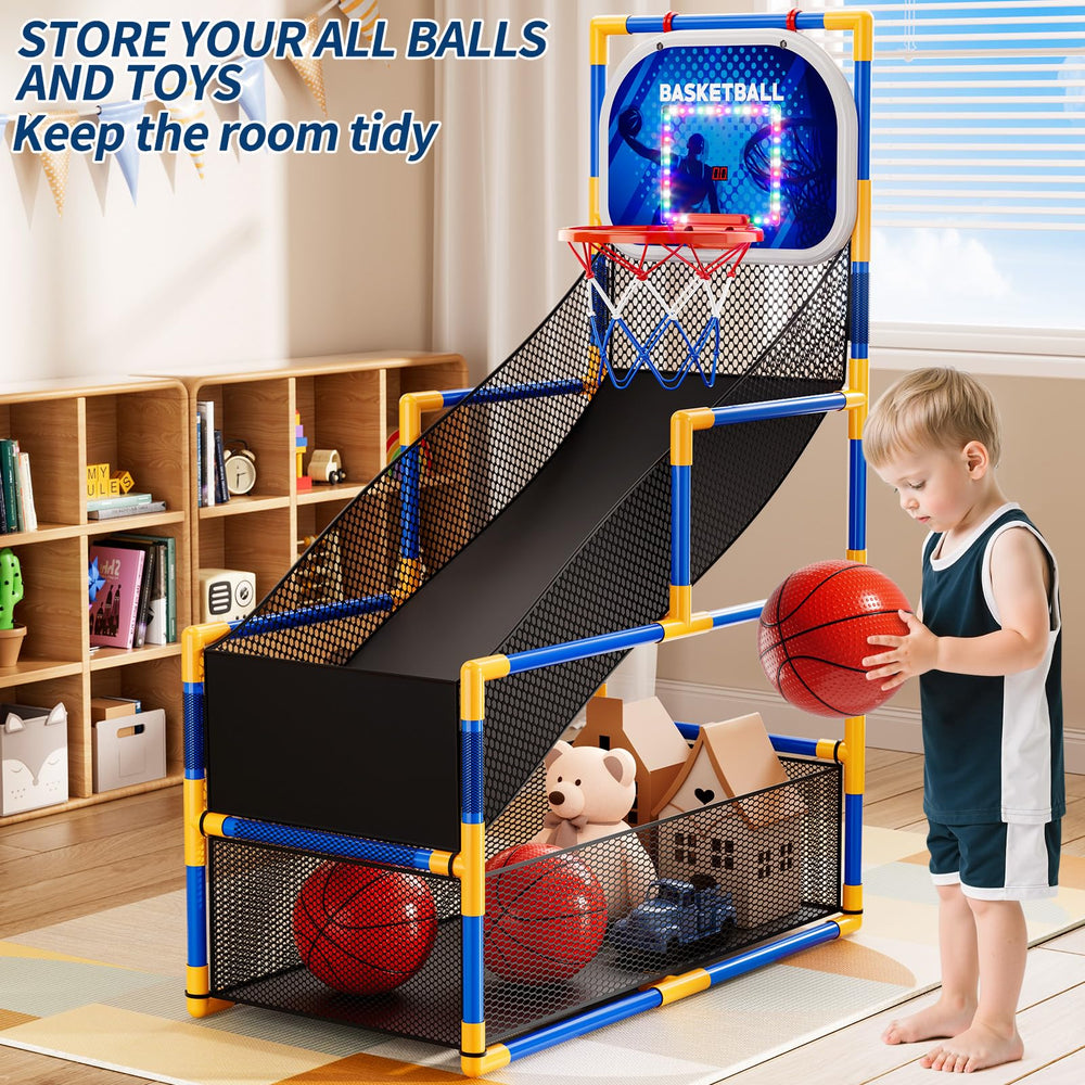 NIPLOOOW sturdy storage base keeping toys organized.