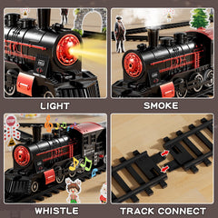 NIPLOOOW train set easy-assembly supports quick setup for kids