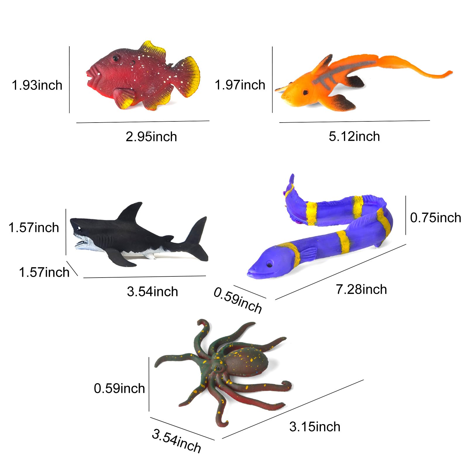 Niskaqsn color-changing sea animals for water table play