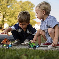 Niskite dinosaur car toy sound design; engaging dinosaur sounds for imaginative play.