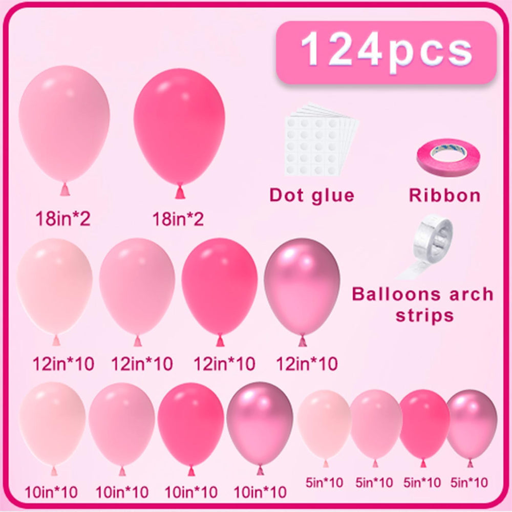 NISOCY pink balloons arch kit: 18-inch light pink balloons for soft accents