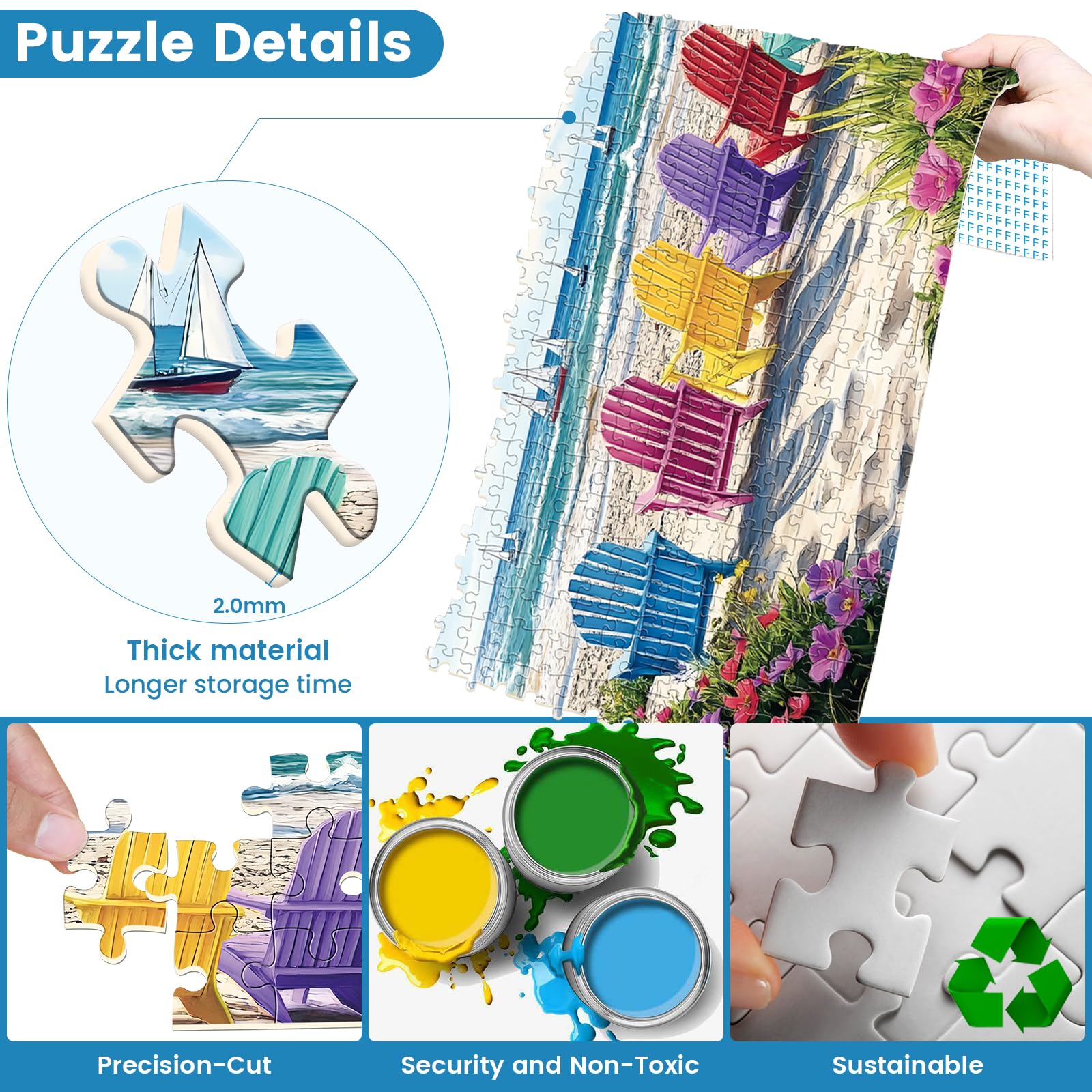 Nitktaia HD print with vibrant colors showing crisp puzzle details.