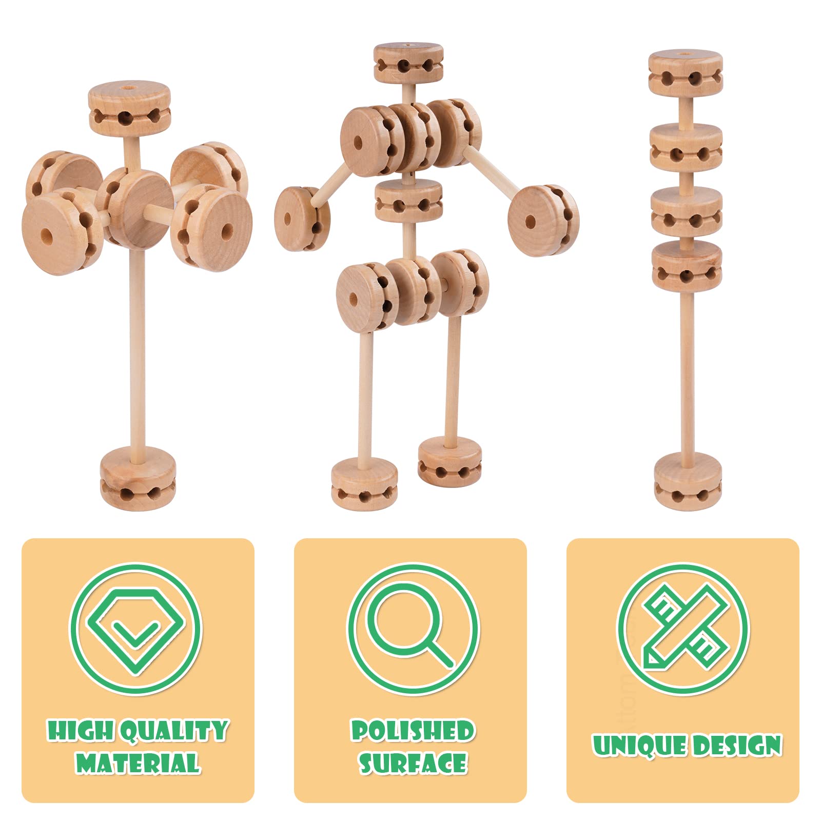 NiToy 3D structures encourage imaginative problem solving during solo or group play.
