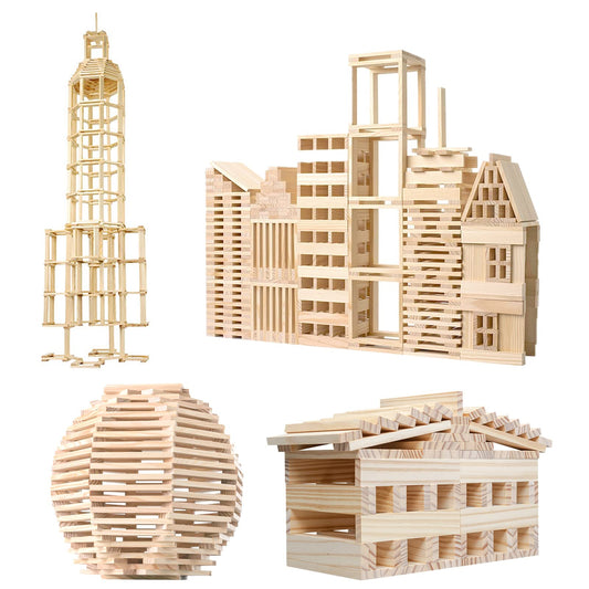 NiToy arches and towers demonstrate balanced building possibilities.