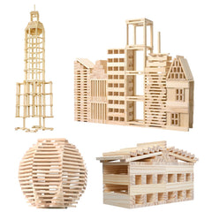 NiToy arches and towers demonstrate balanced building possibilities.