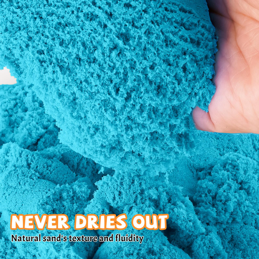 NiToy FlexiSand self-sticking texture enables easy shaping without skin adhesion.