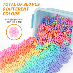 NiToy interlocking blocks in macaron colors ideal for STEM learning and fine motor practice.