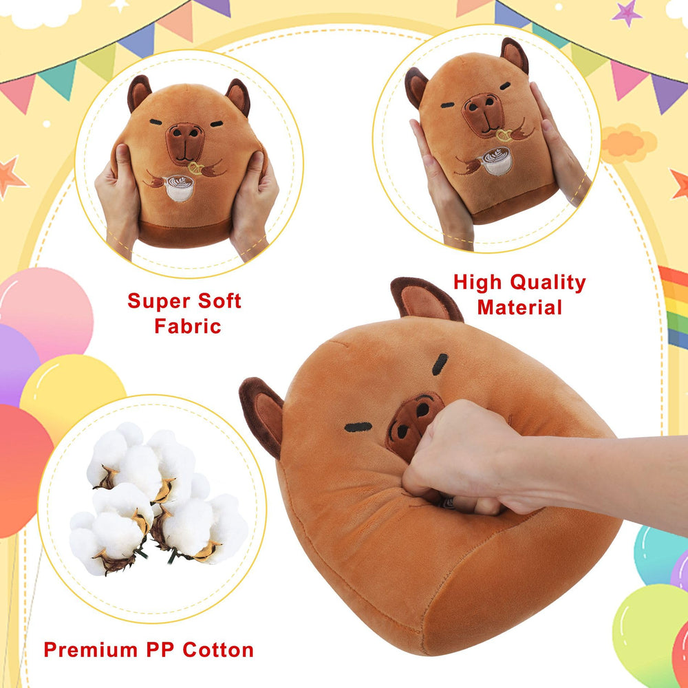 NIUBEHOHO capybara plush with greeting card included