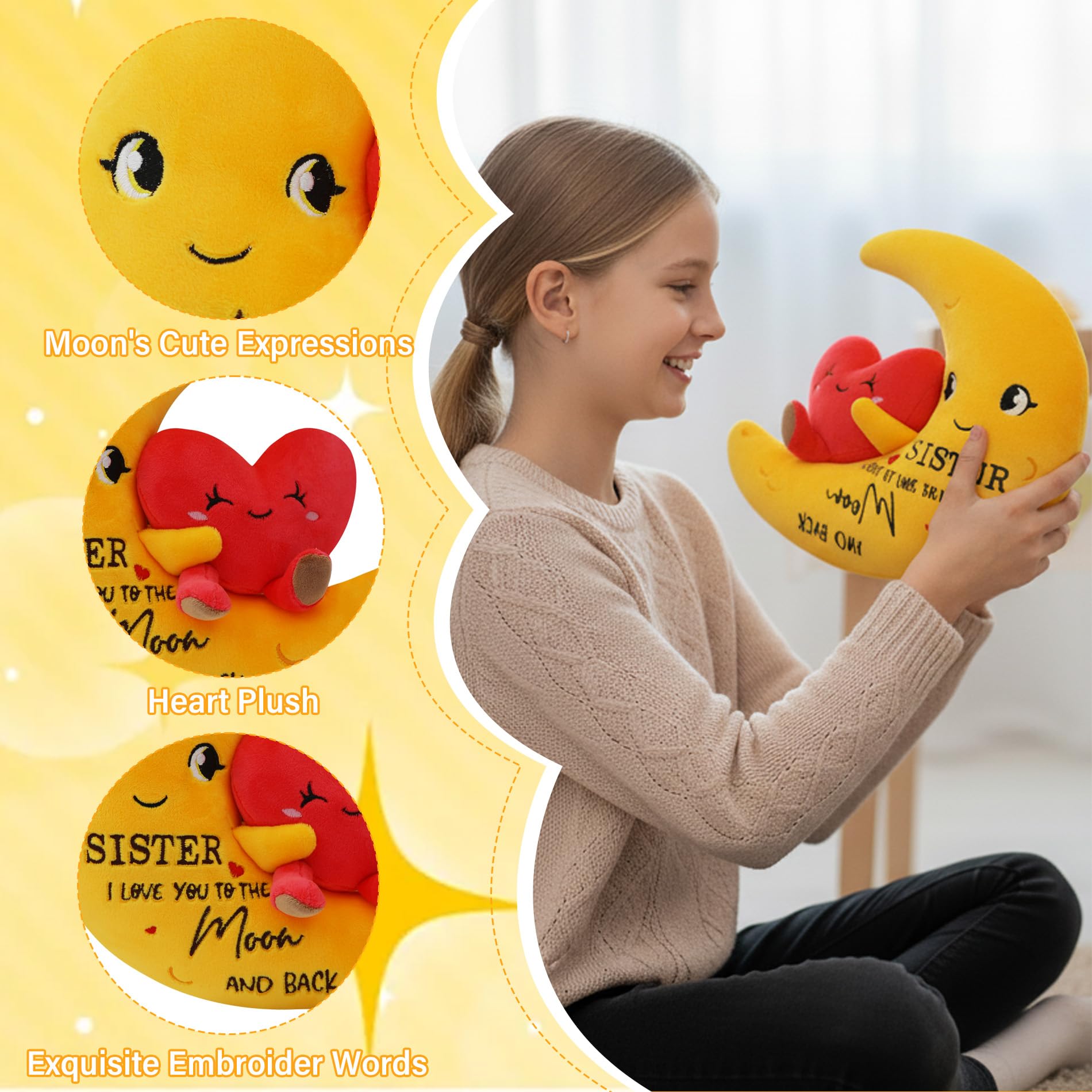 NIUBEHOHO Embroidered message stays vibrant with colorfast threads.