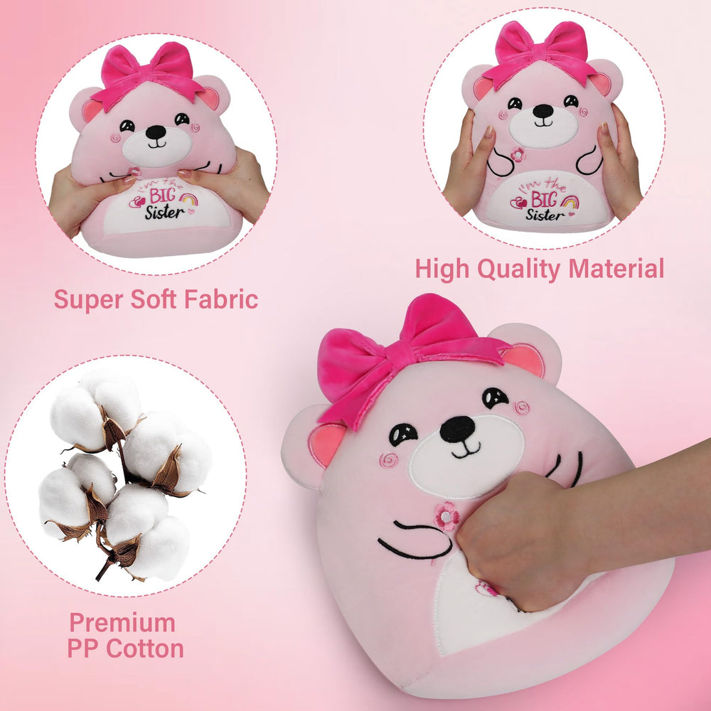 Ultra-plush fabric inviting gentle hugs and long-lasting softness.