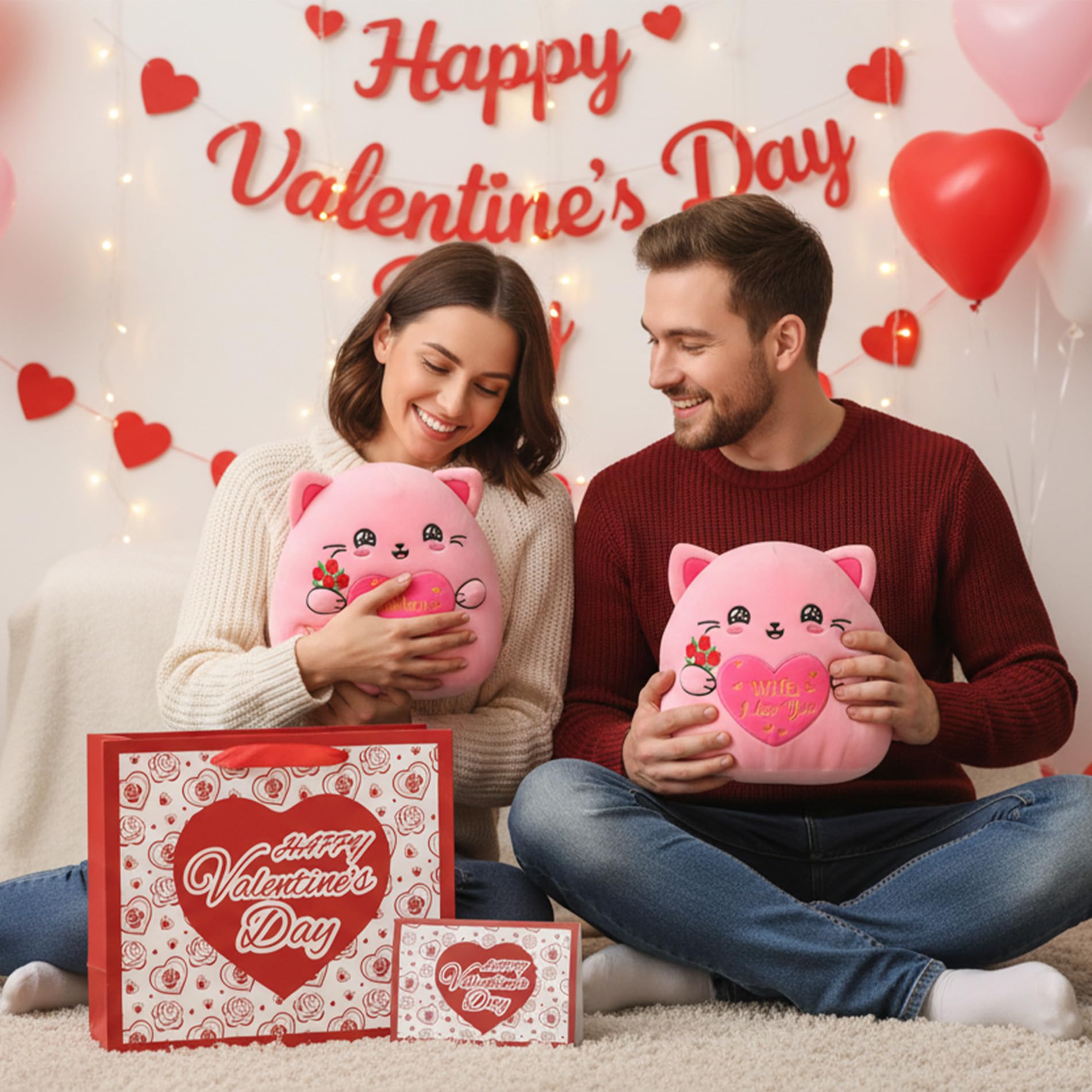 NIUBEHOHO gift-packaging plush ready for Valentine’s gifting
