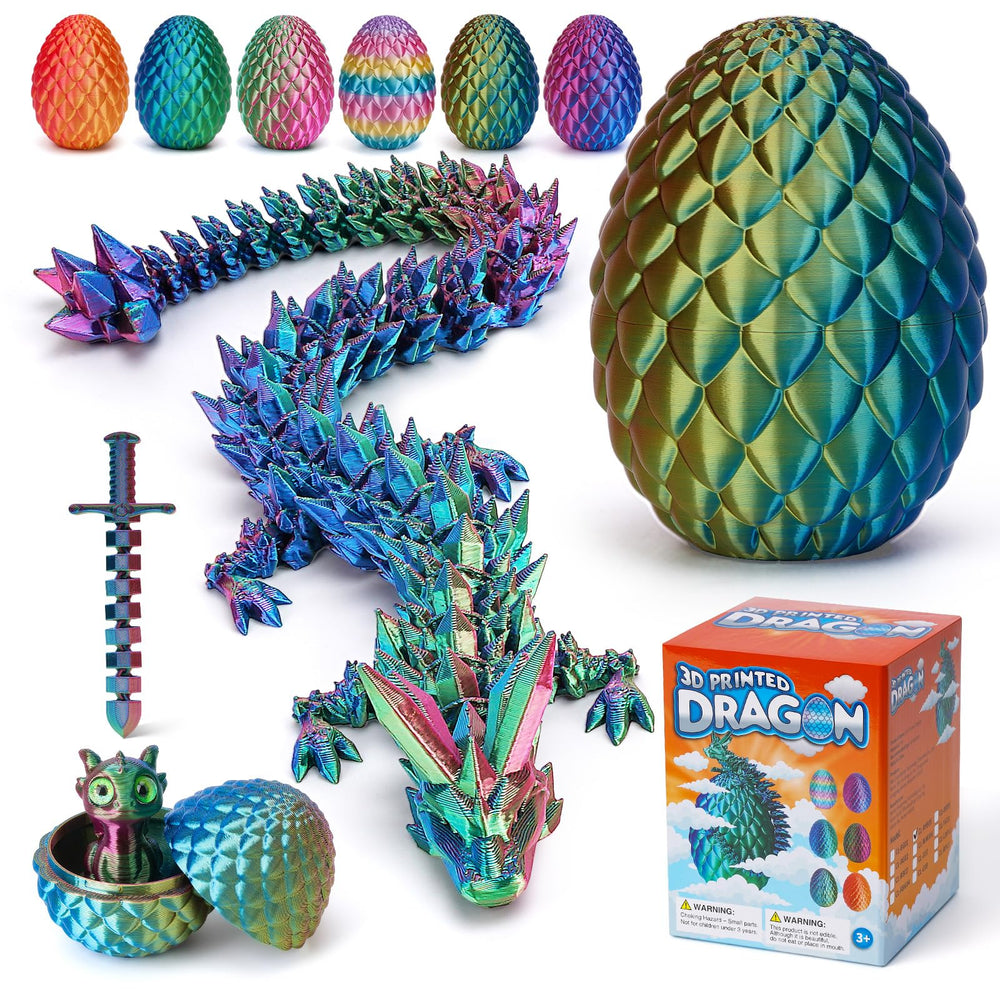 NIUCOO dragon egg 12-inch display piece for desks and shelves