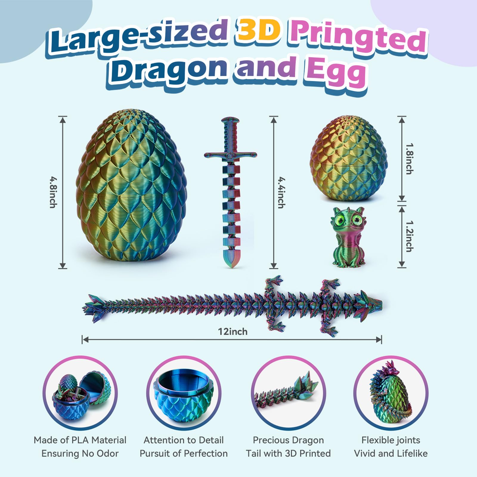 NIUCOO dragon egg a playful Easter basket surprise