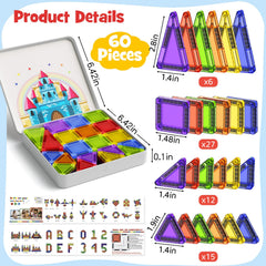 Niukdier magnetic tiles are ideal for classrooms and family learning sessions