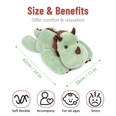 Niuniu Daddy weighted dinosaur supports a calming night routine.