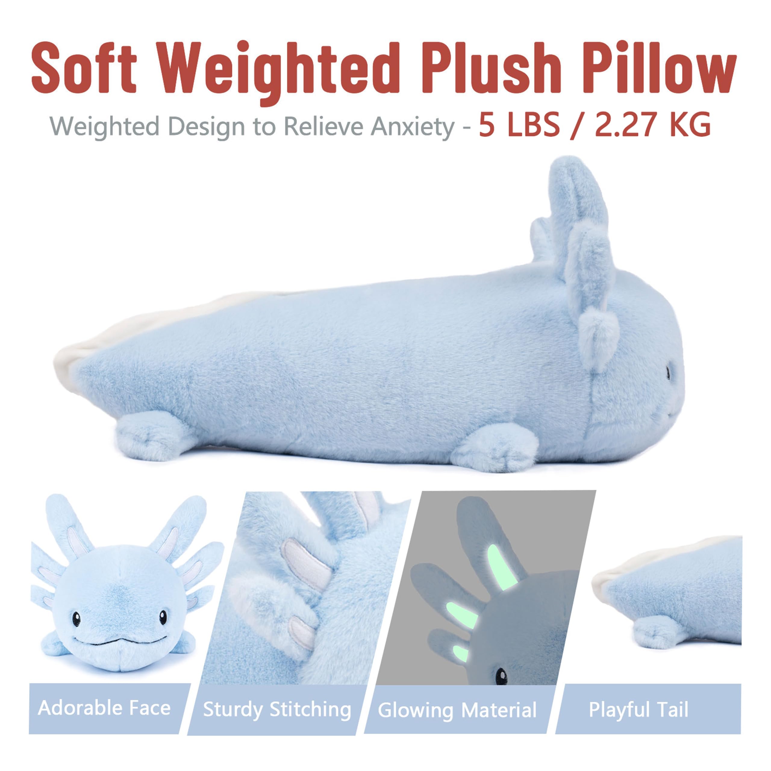 Niuniu Daddy bedtime companion axolotl for soothing night routines