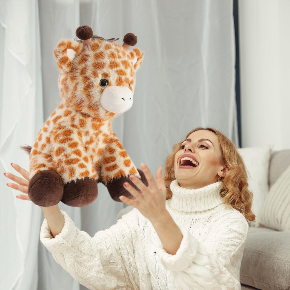 Niuniu Daddy giraffe weighted plush care instructions for easy maintenance