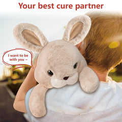 Niuniu Daddy huggable weighted plush toy provides a reassuring squeeze for kids and adults.