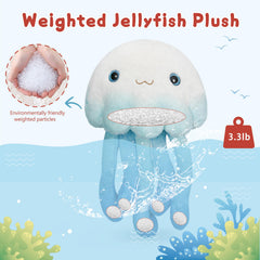 Niuniu Daddy jellyfish plush suitable for home, school, or car.