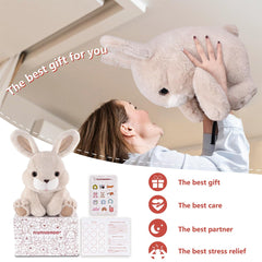 Niuniu Daddy large bunny decor plush adds warmth to bedrooms, playrooms, and reading nooks.