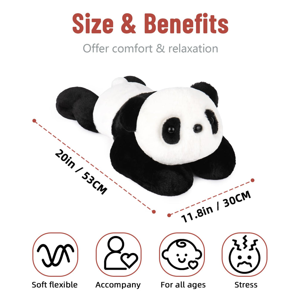 Niuniu Daddy Panda weighted plush cuddling option for relaxation