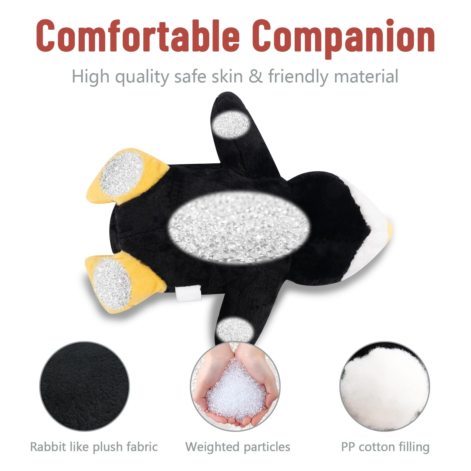 Niuniu Daddy penguin safety materials ensure non-toxic playtime.
