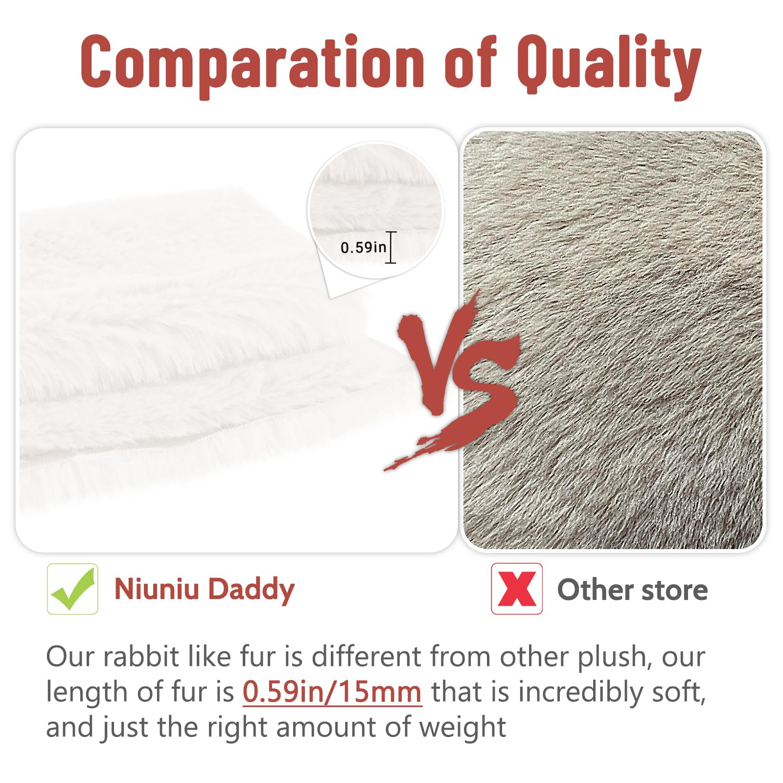 Niuniu Daddy polar bear weighted toy lying pose suggests soothing bedtime comfort.