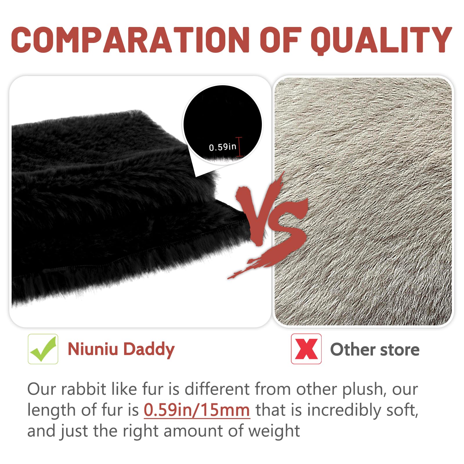 Niuniu Daddy red panda size comparison helps choose the right cuddle buddy