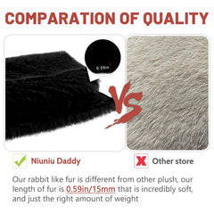 Niuniu Daddy red panda size comparison helps choose the right cuddle buddy