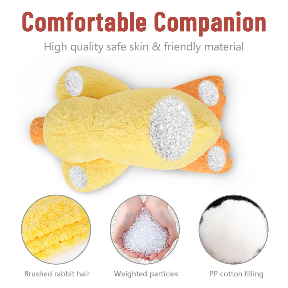 Niuniu Daddy yellow duck plush decor accent for living spaces.