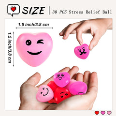Niurewan heart stress ball variety styles for playful fidget and classroom fun