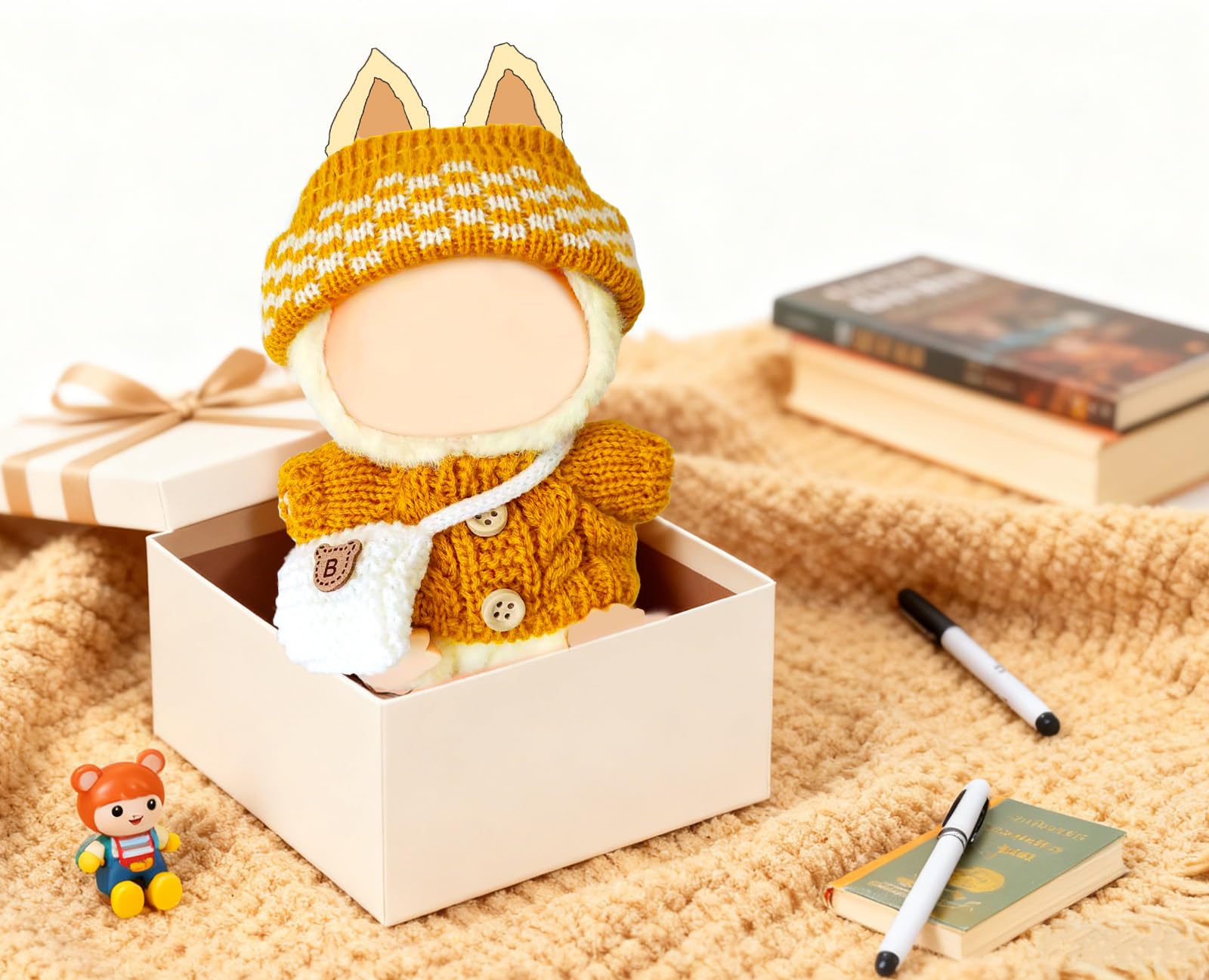 NiXiSHEEN soft-stretch fabric ensures comfortable dressing for the doll.