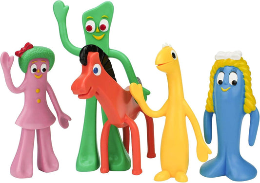 NJ Croce Gumby bendable figure ideal for posing and storytelling.