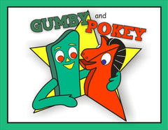 NJ Croce Gumby and Pokey durable playset ready for action and display